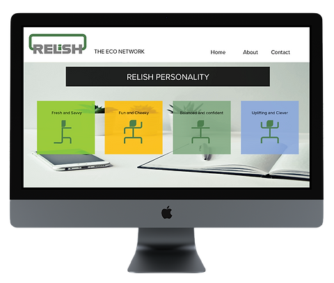 Relish brand guide page